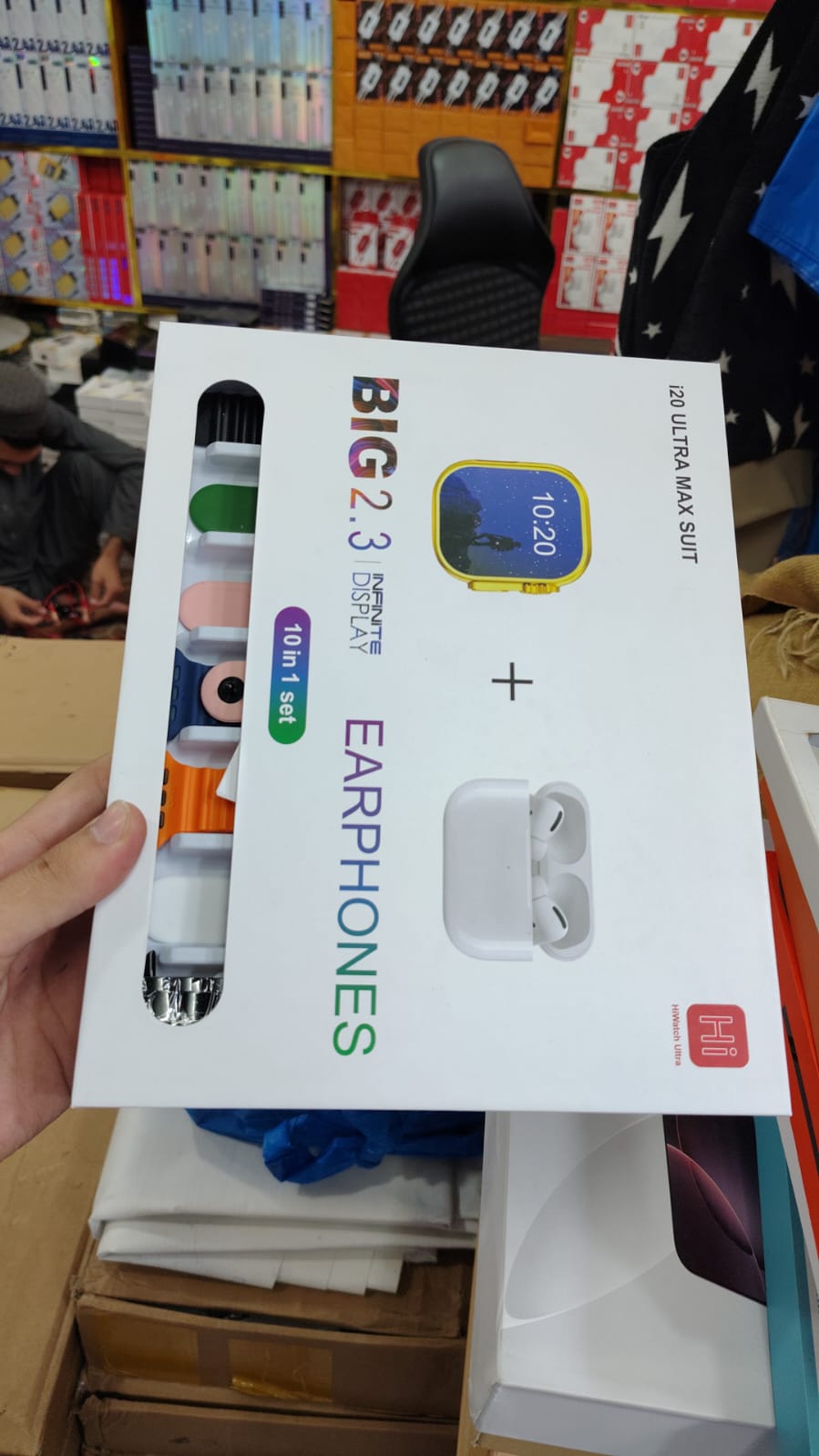 10 in 1 Ultra Smart Watch – Bluetooth Calling + 10 Straps