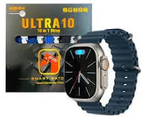 10 in 1 Ultra Smart Watch – Bluetooth Calling + 10 Straps
